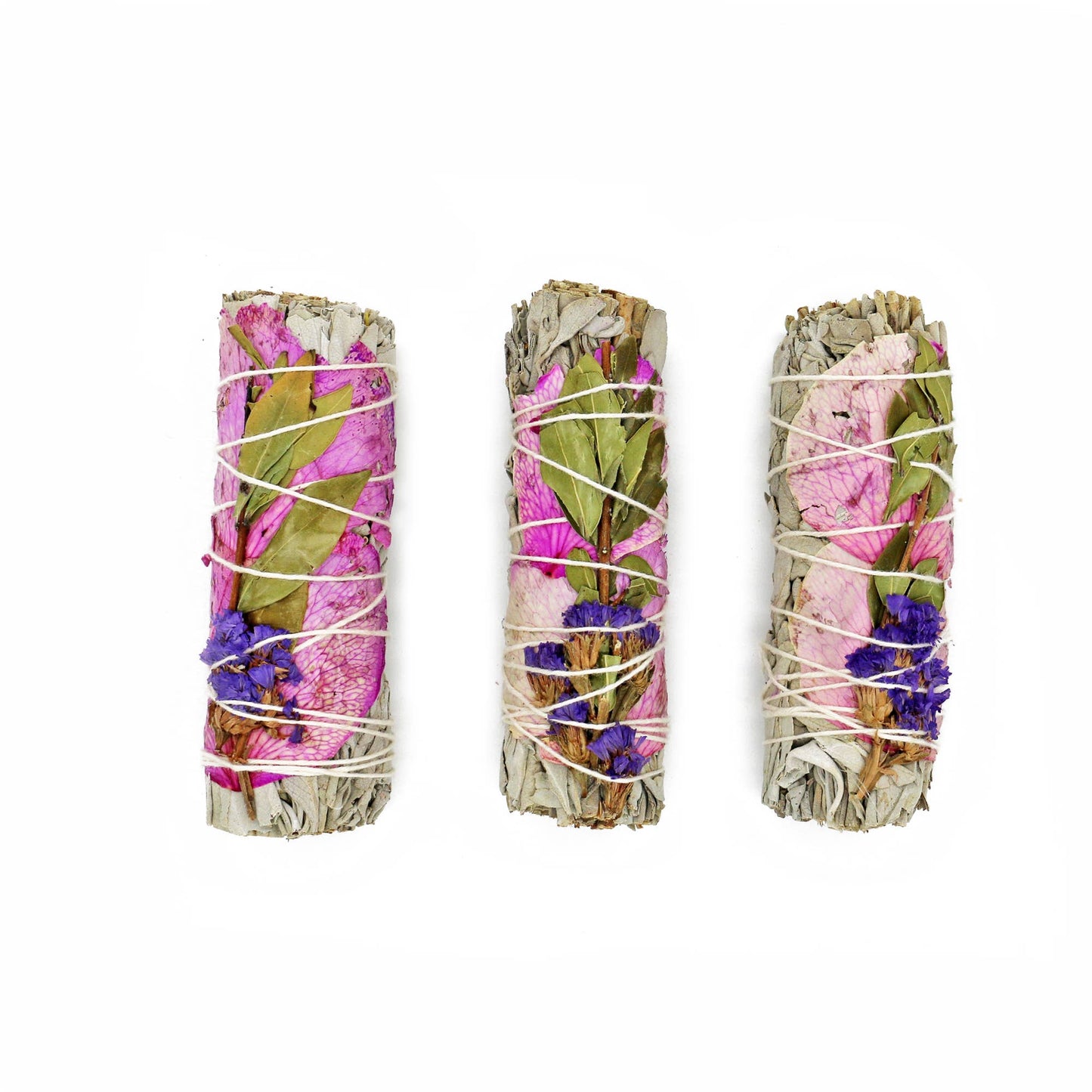 Rose Statice and Sage Smudge Stick product image 4