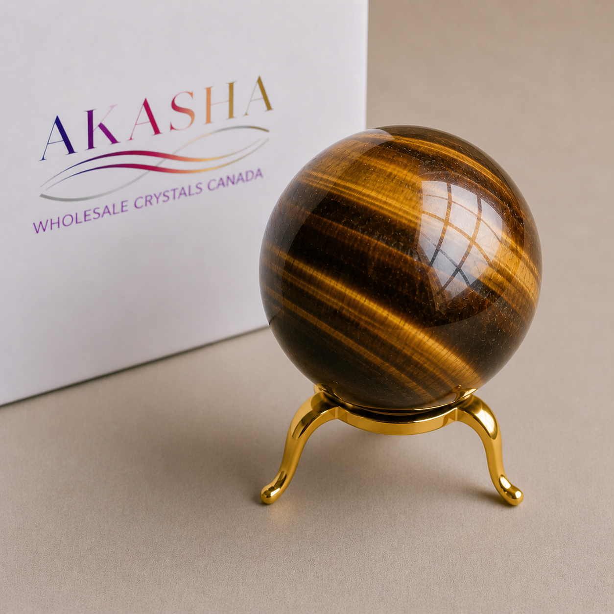 Wholesale Tiger's Eye Spheres Canada