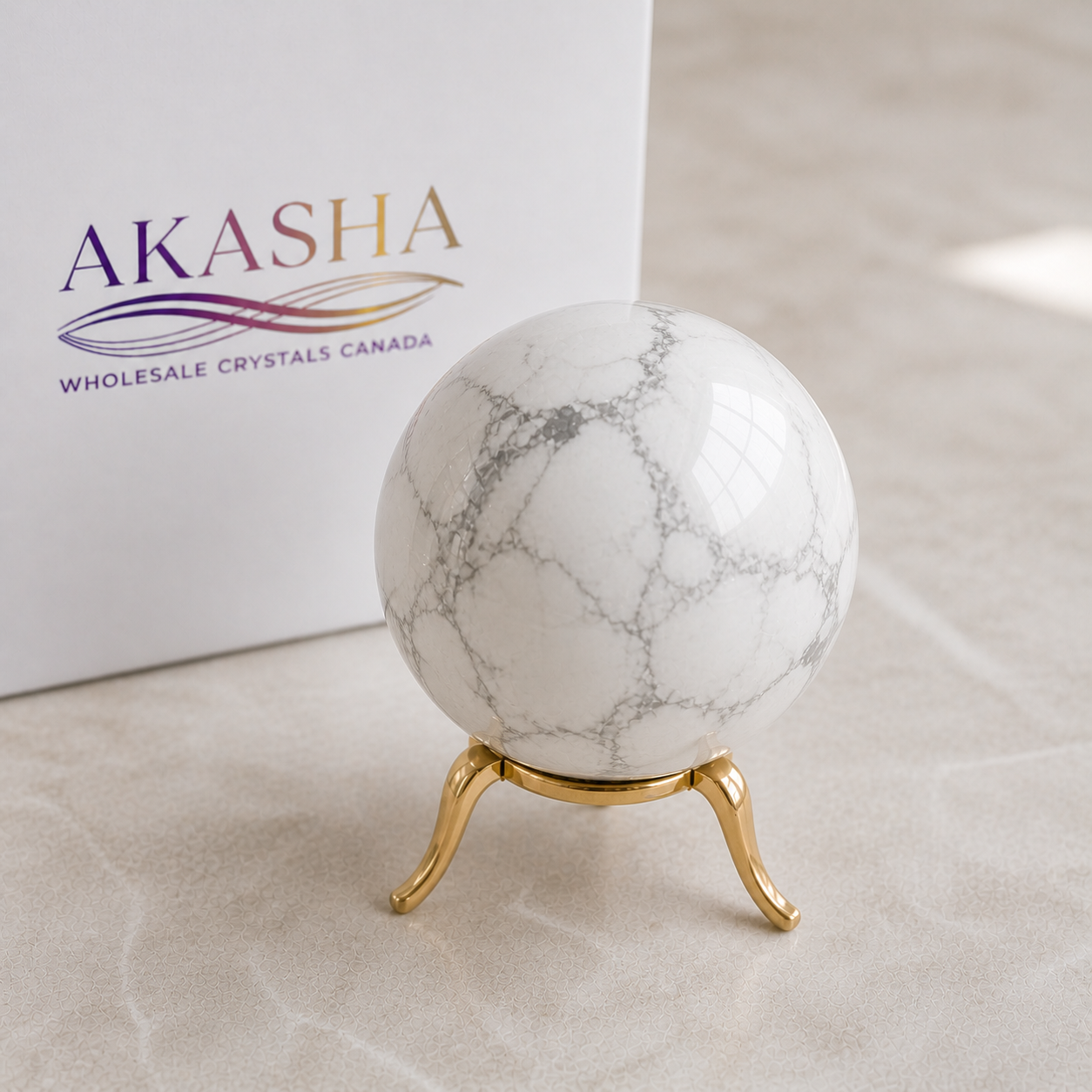 Howlite Spheres Wholesale Canada