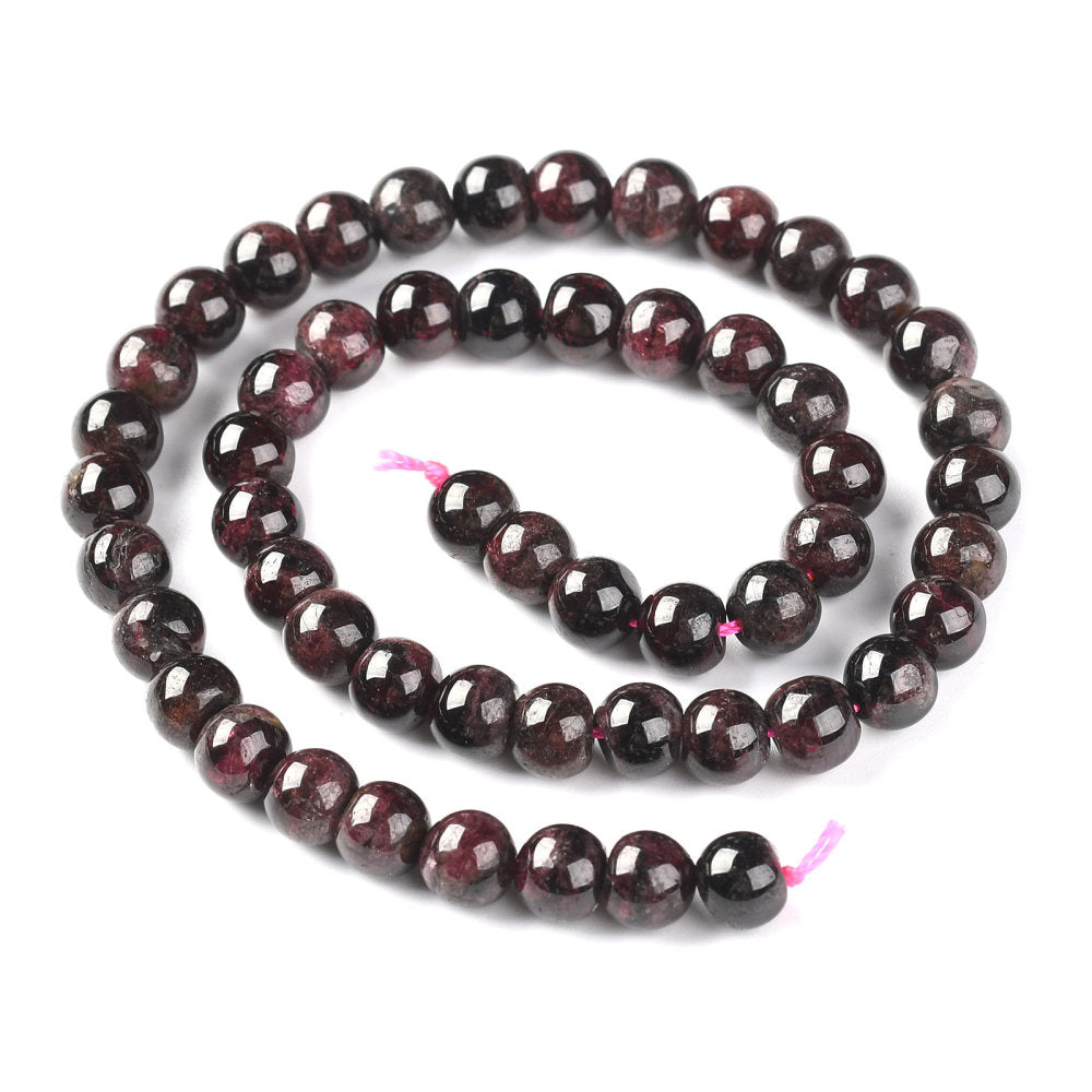 Garnet Beads gemstone bead strand product image