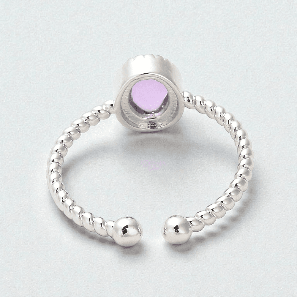 oval amethyst crystal ring bulk wholesale Canada