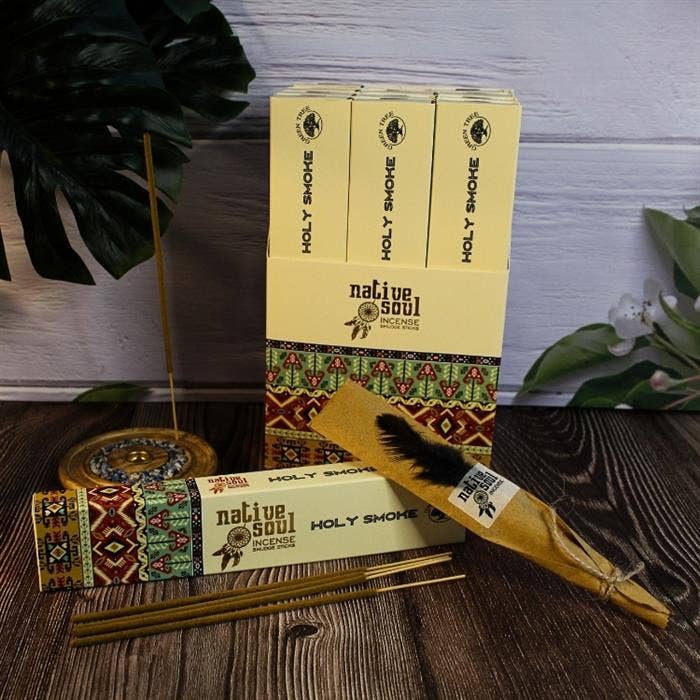 Green Tree Native Soul Holy Smoke Incense 15 grams incense sticks wholesale listing