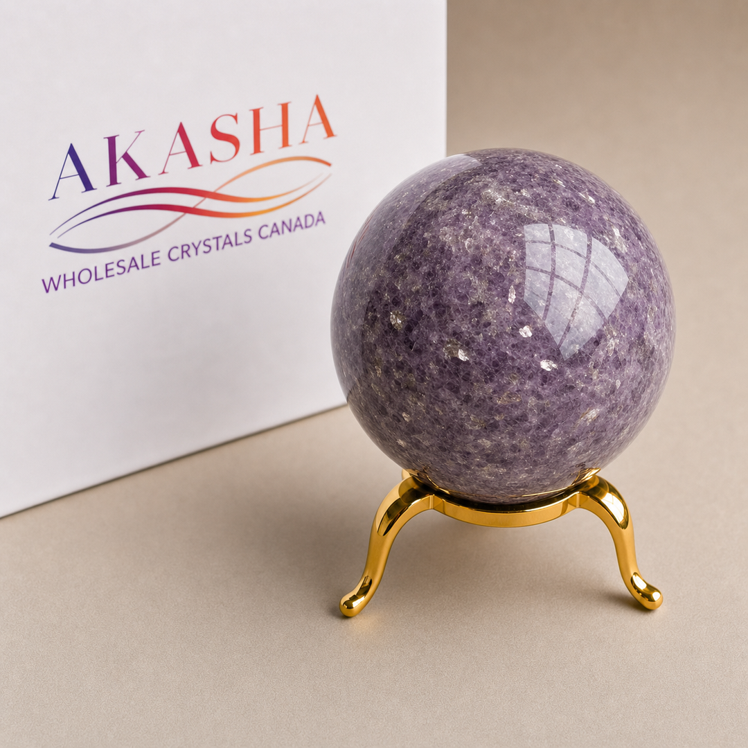 Lepidolite Sphere