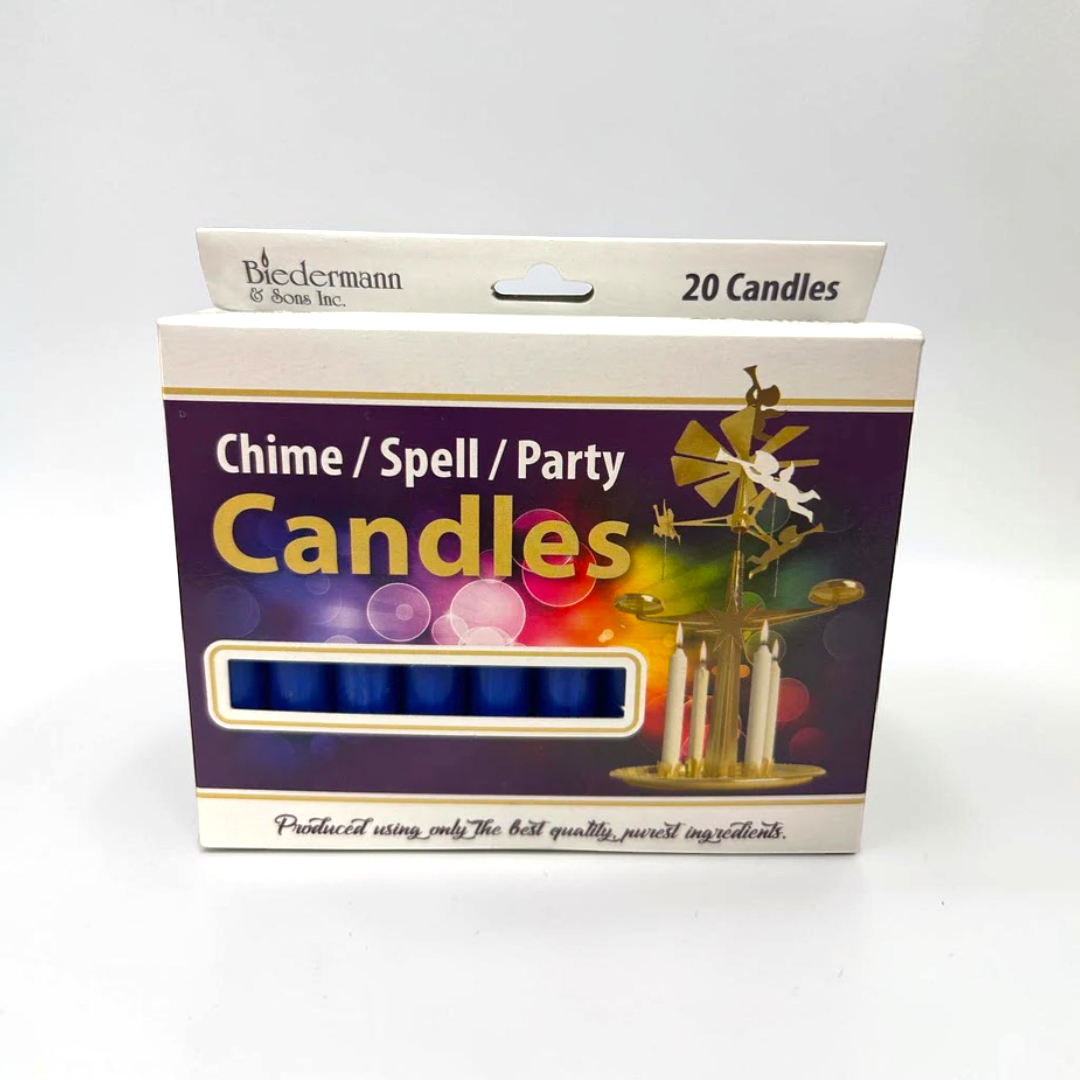 Dark Blue Chime Candles Pack of 20