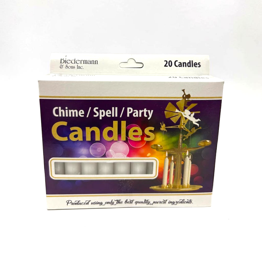White Chime Candles Pack of 20