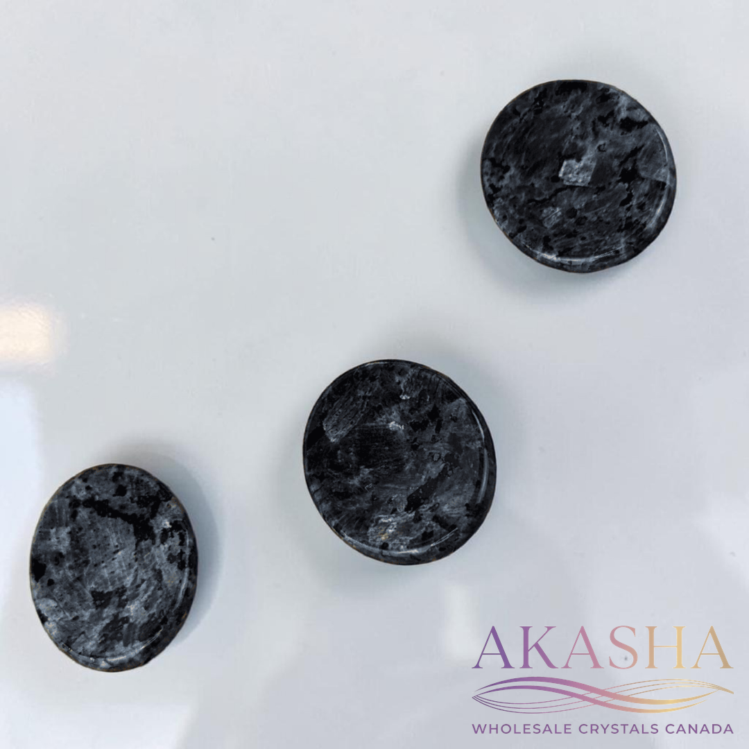 Larvikite Oval Worry Stones - Zen Collection