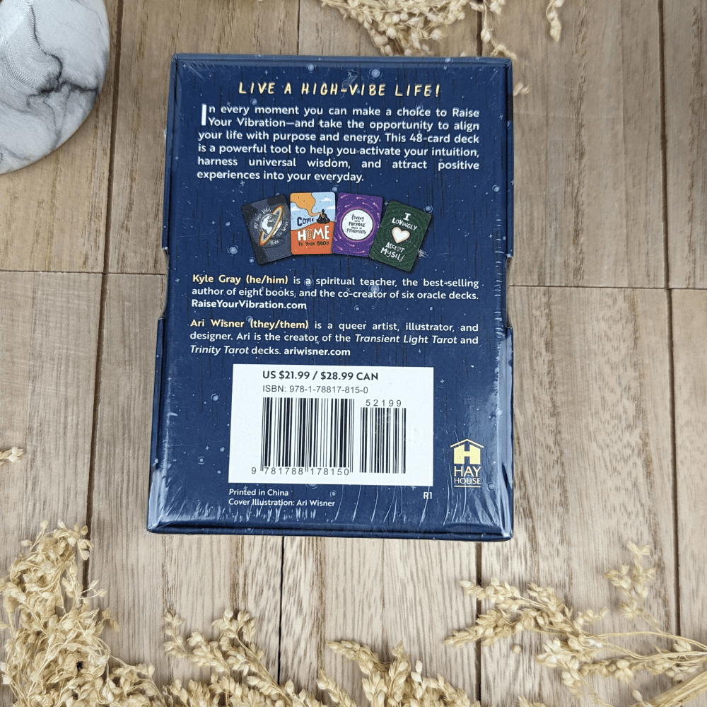 Raise Your Vibration Oracle by Kyle Gray oracle card deck