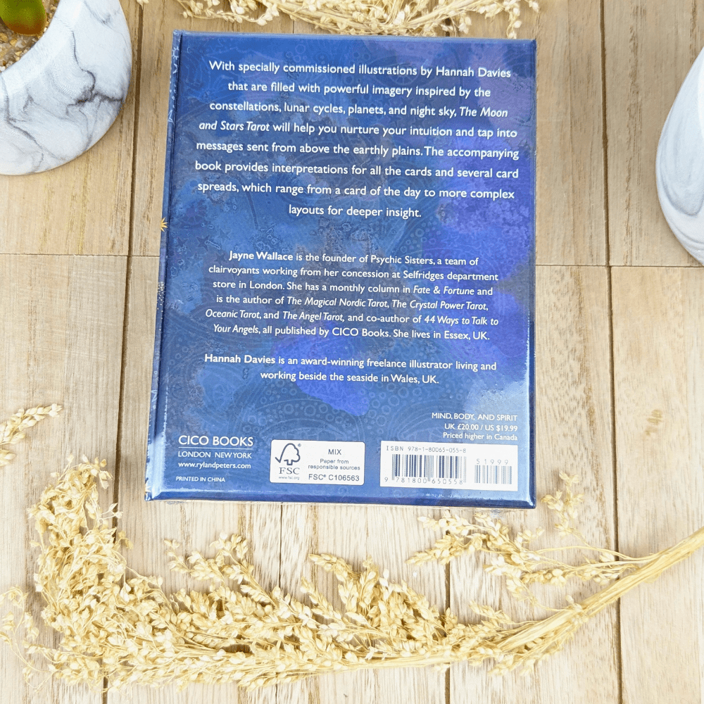 The Moon and Stars Tarot by connecting to lunar energies tarot deck