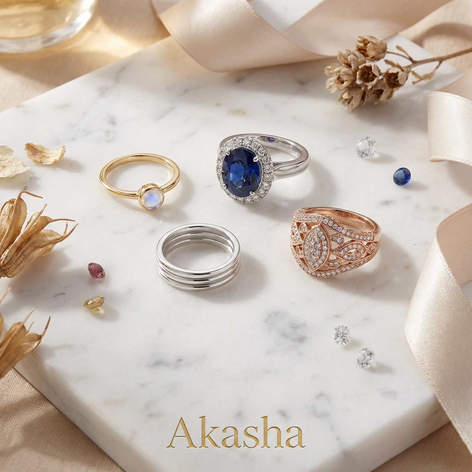 Shop high quality rings for your retail store and Akasha Wholesale Crystals Canada