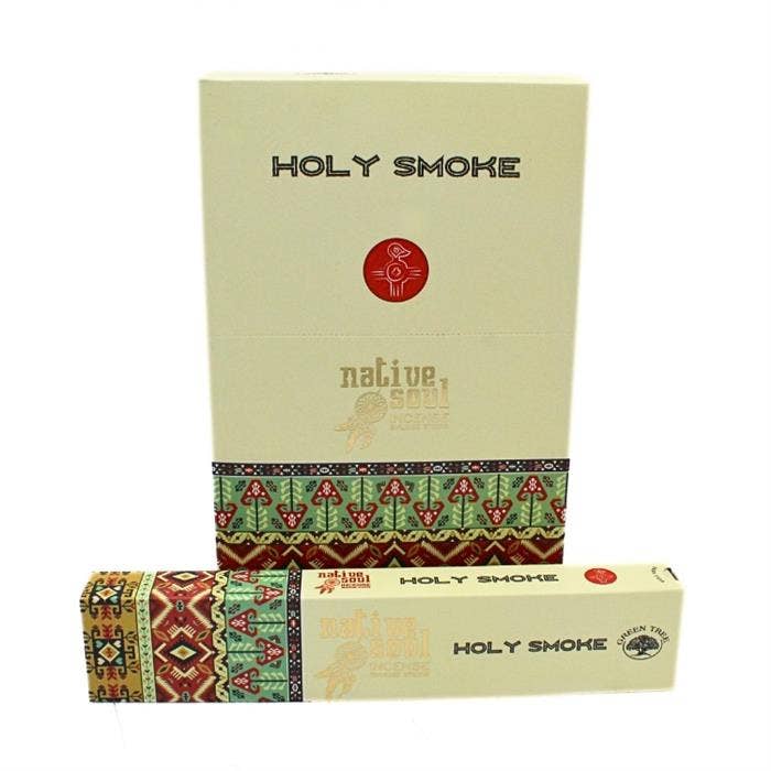 Green Tree Native Soul Holy Smoke Incense 15 grams incense sticks wholesale listing