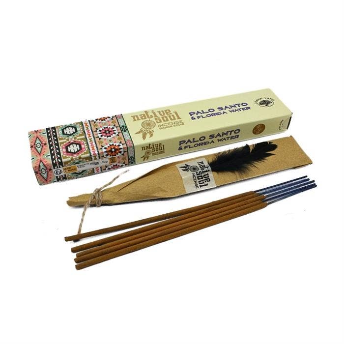 Green Tree Native Soul Palo Santo + Floridawater 15gr incense sticks wholesale listing