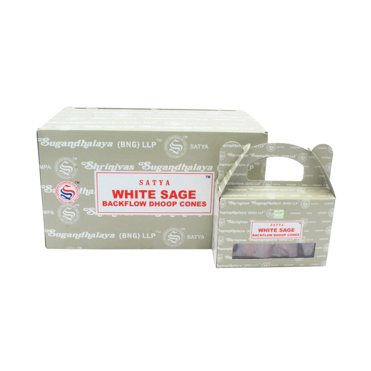 Satya White Sage Backflow Dhoop Cones backflow cones wholesale listing