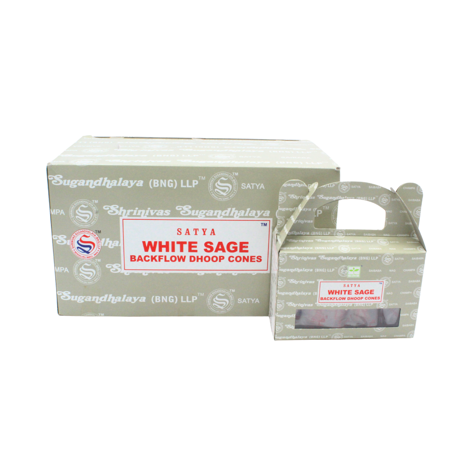 Satya White Sage Backflow Dhoop Cones backflow cones wholesale listing