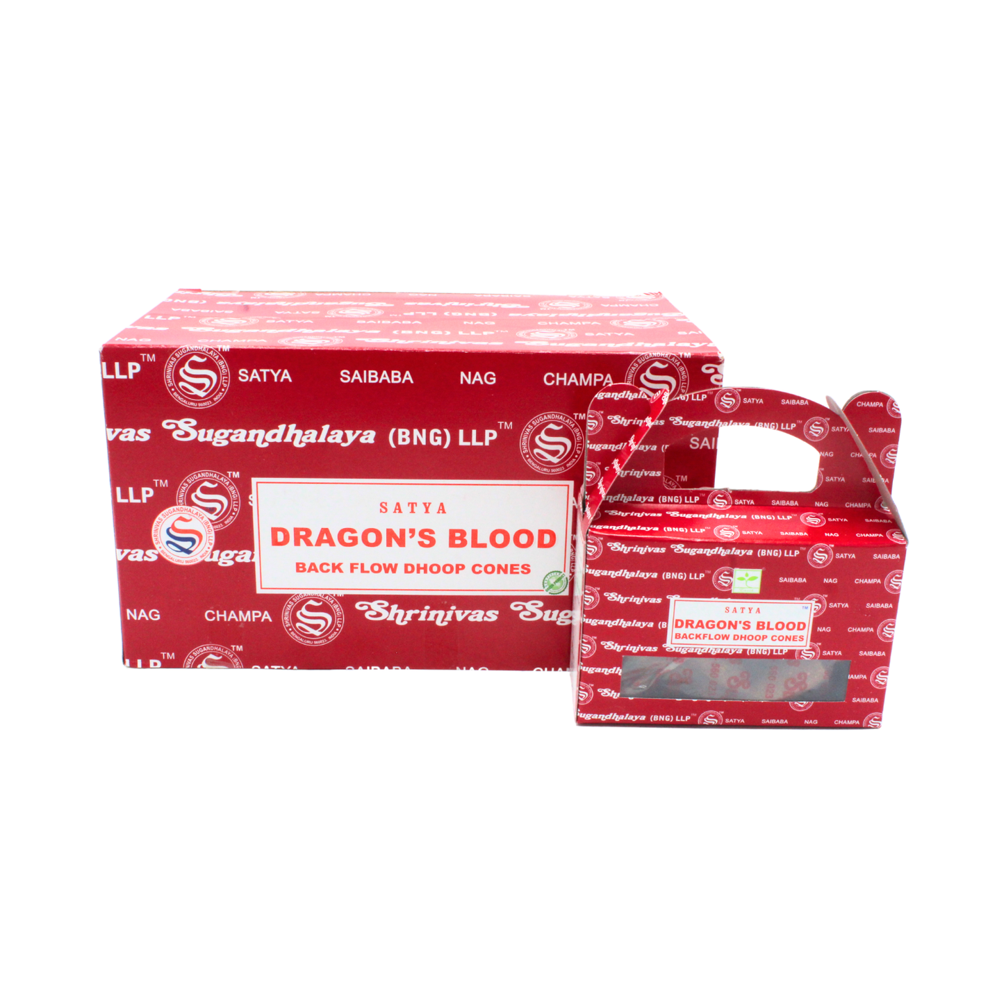 Satya Dragon's Blood Backflow Dhoop Cones backflow cones wholesale listing
