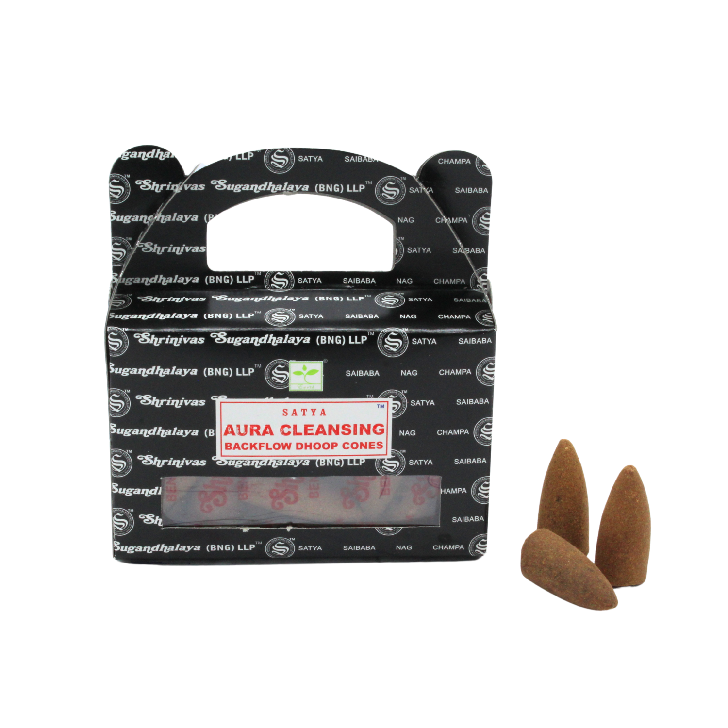 Satya Aura Cleansing Backflow Dhoop cones backflow cones wholesale listing