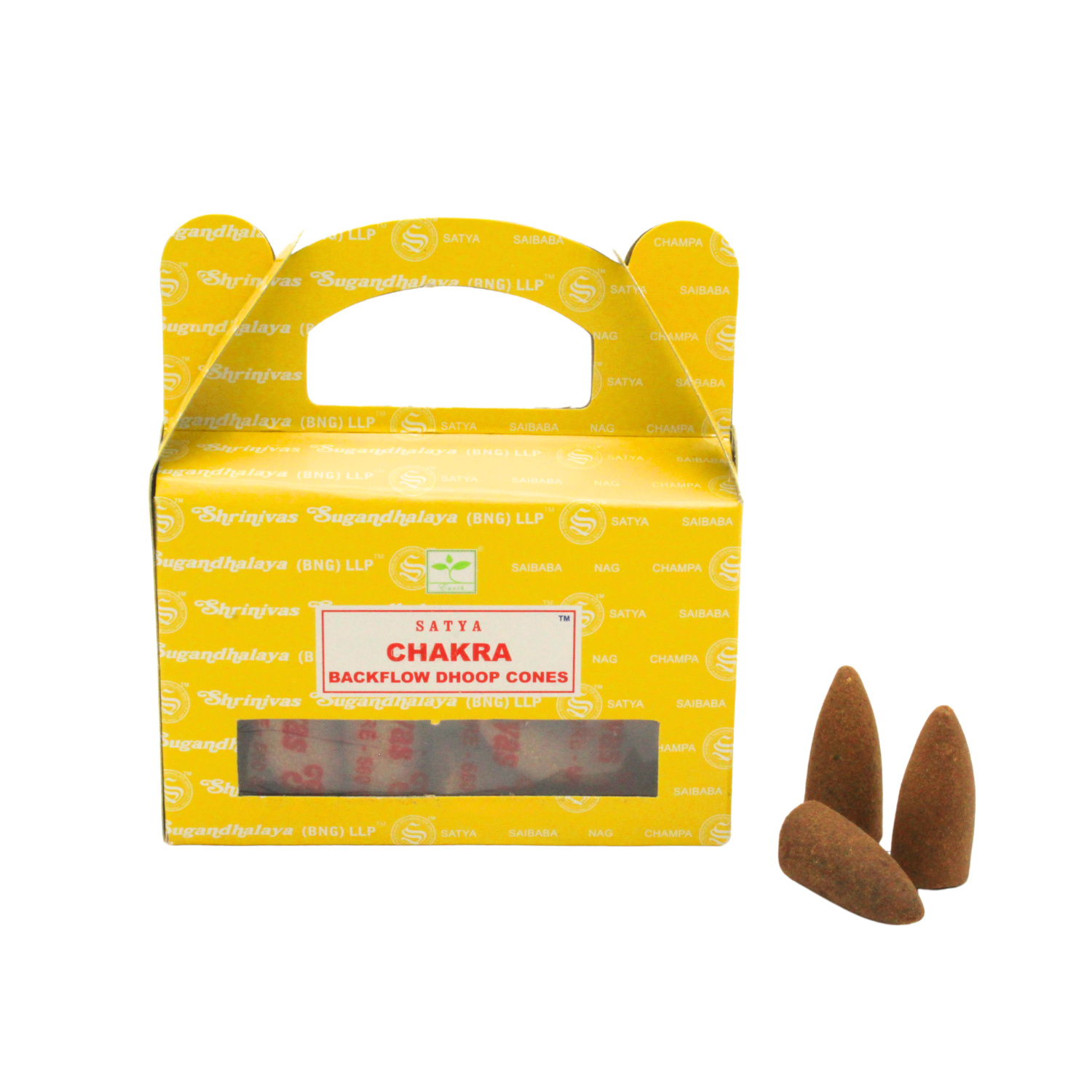 Satya Chakra Backflow Dhoop cones backflow cones wholesale listing