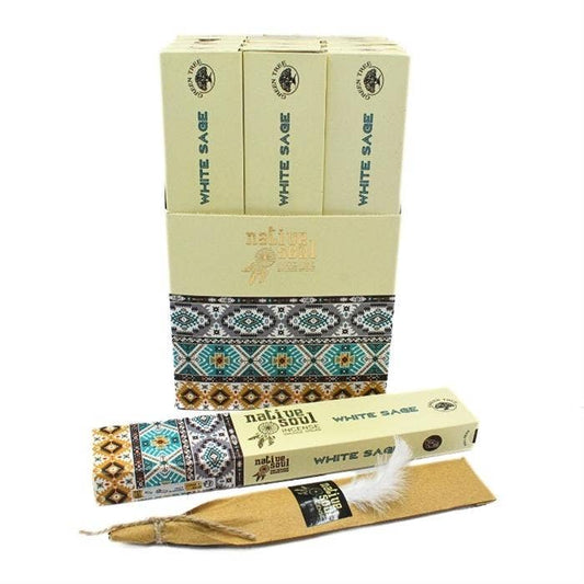 Green Tree Native Soul White Sage Incense 15 Grams incense sticks wholesale listing