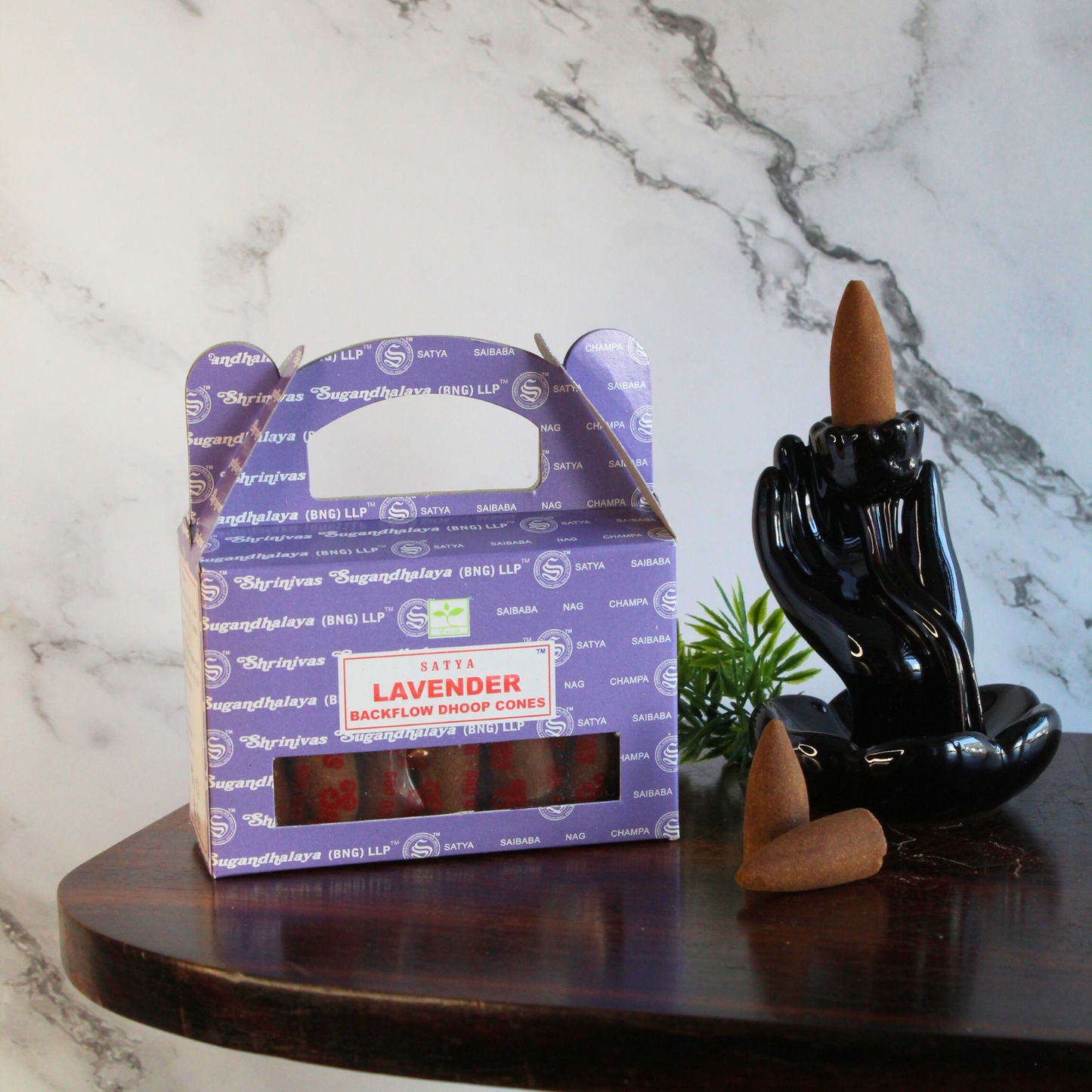 Satya Lavender Backflow Dhoop Cones backflow cones wholesale listing