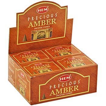 Hem Precious Amber Cones incense cones wholesale listing