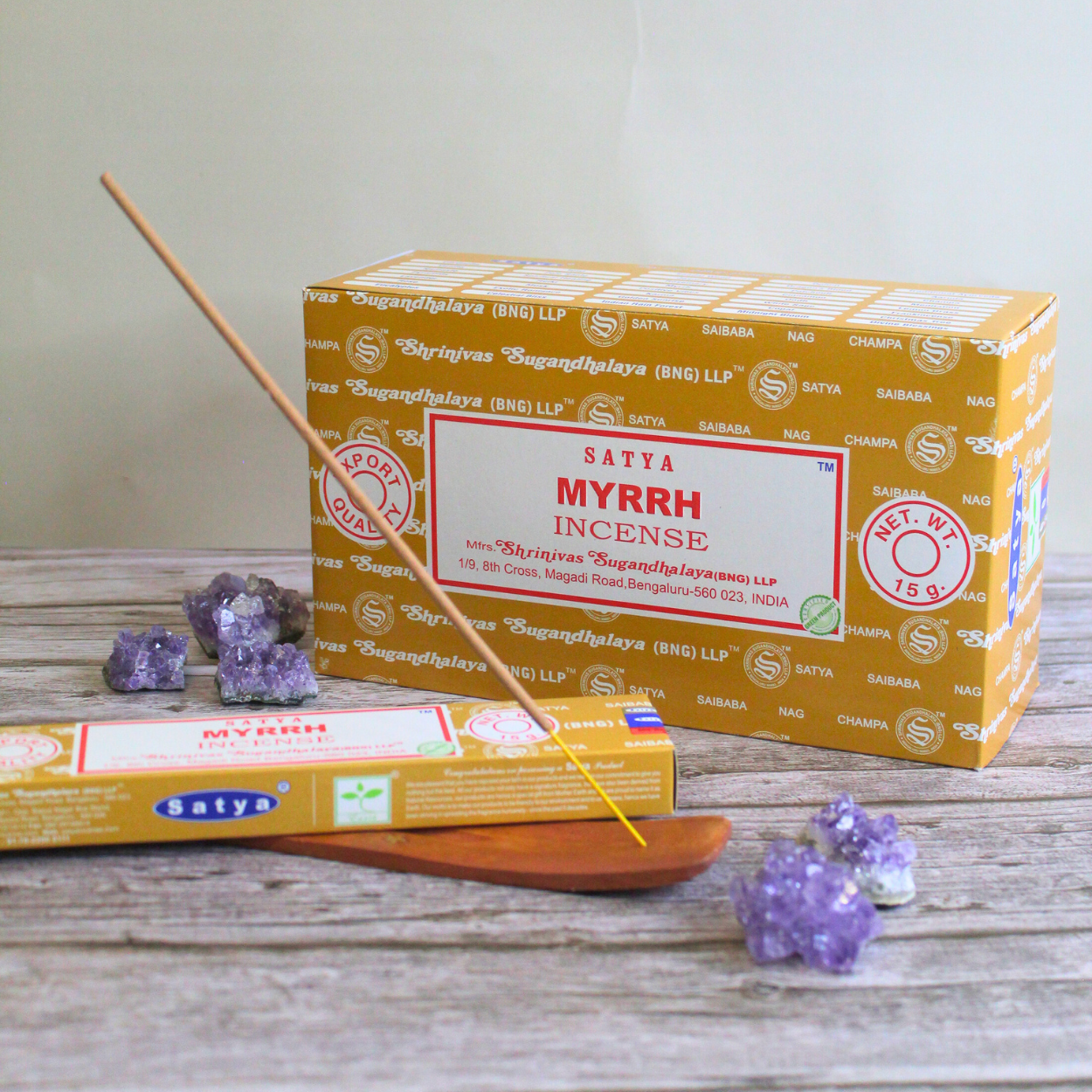 Satya Myrrh Incense Sticks incense sticks wholesale listing