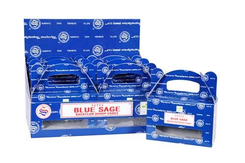 Satya Blue Sage Backflow Dhoop cones backflow cones wholesale listing