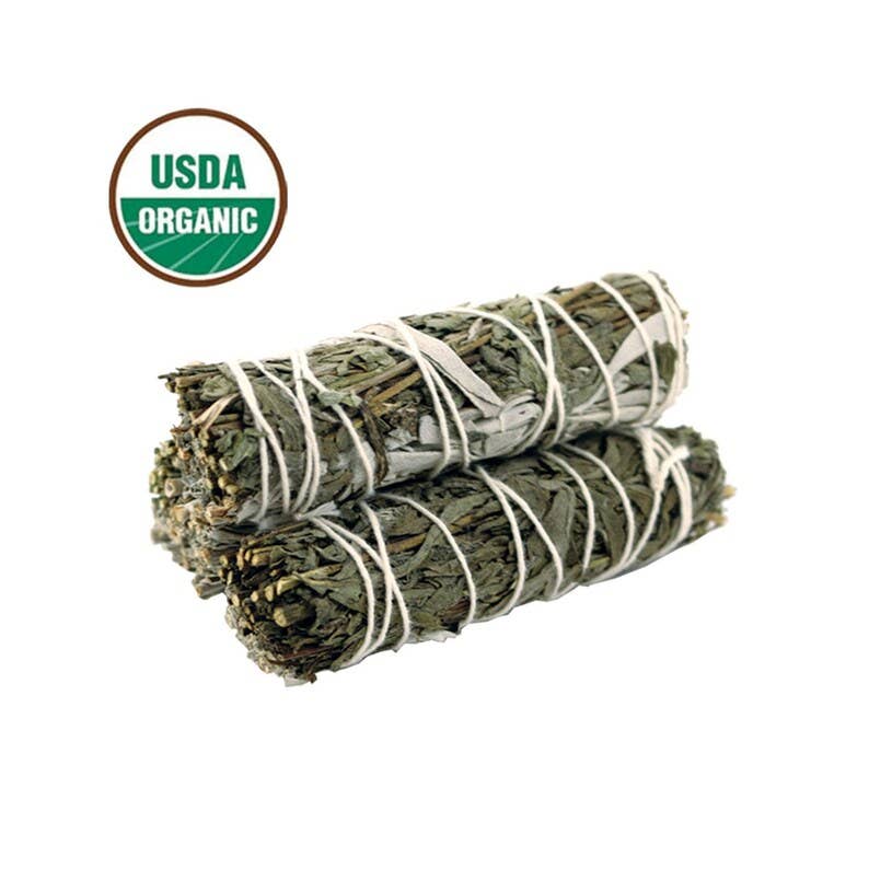 Organic White Sage and Mugwort Smudge Stick product image