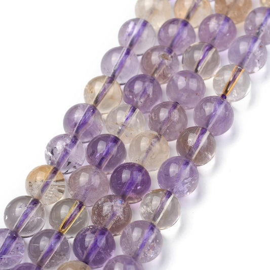 Ametrine Beads gemstone bead strand product image