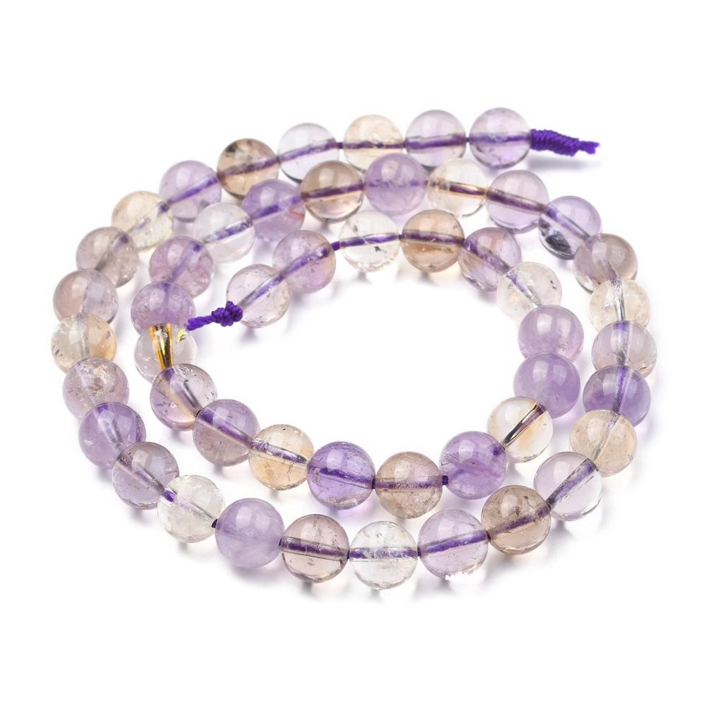 Ametrine Beads gemstone bead strand product image