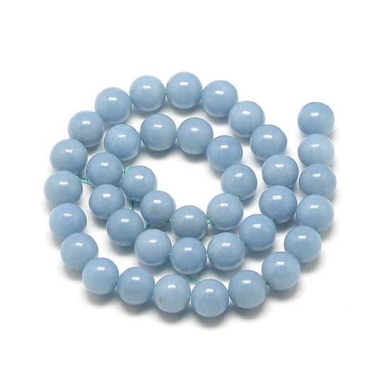 Angelite Beads gemstone bead strand wholesale listing