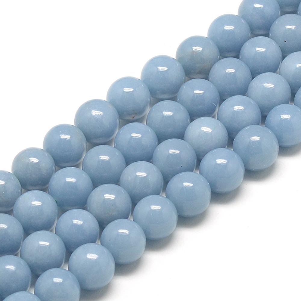 Angelite Beads gemstone bead strand product image