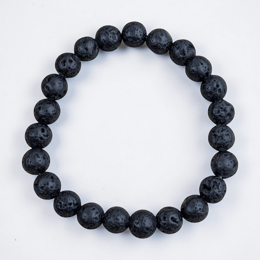 Black Lava Stone Bracelets image 1 wholesale product photo by Akasha Wholesale
