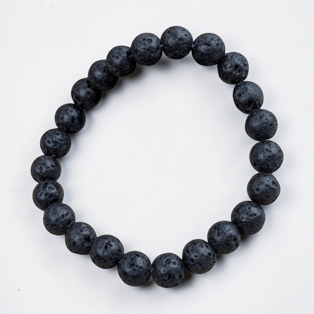 Black Lava Stone s Bracelet