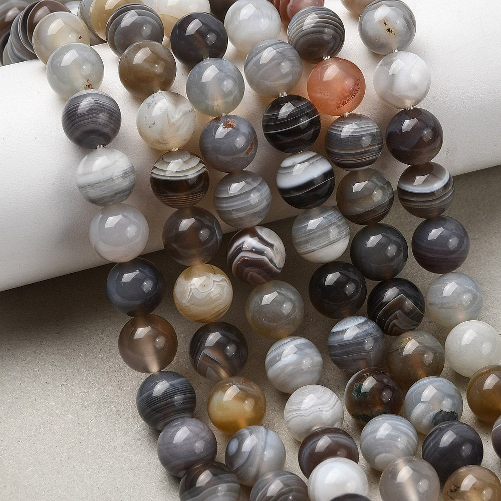 Botswana Agate Beads gemstone bead strand wholesale listing