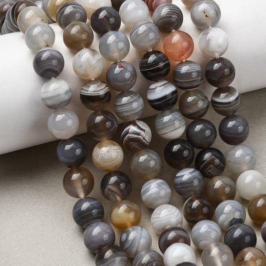 Botswana Agate Beads gemstone bead strand wholesale listing