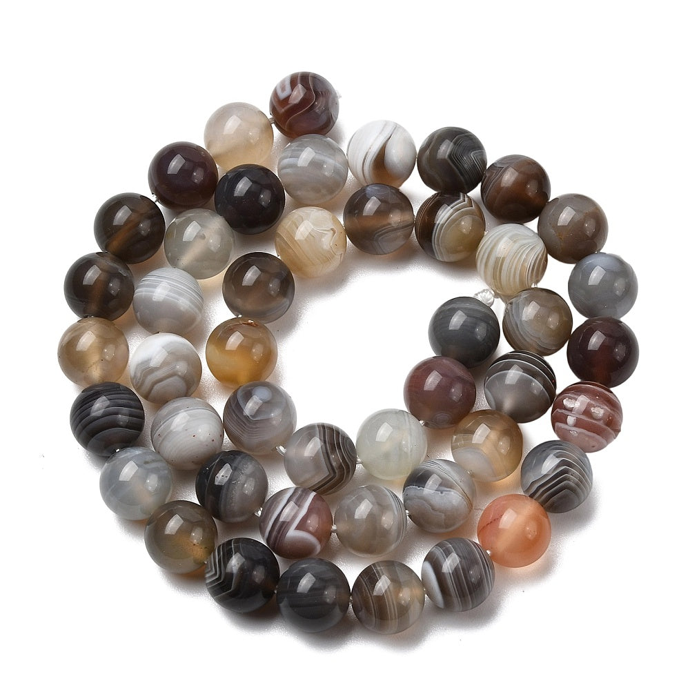 Botswana Agate Beads gemstone bead strand product image