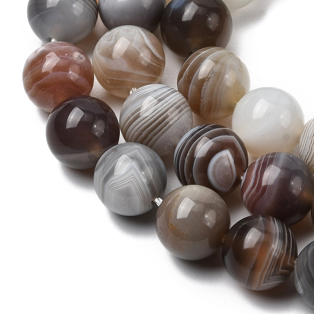 Botswana Agate Beads gemstone bead strand product image