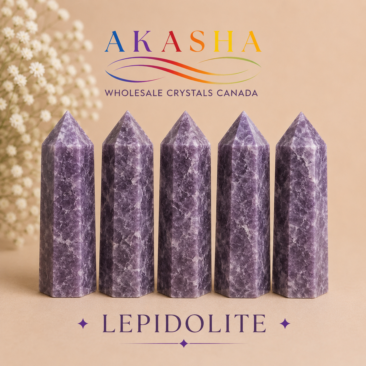 Lepidolite Towers Wholesale Ontario
