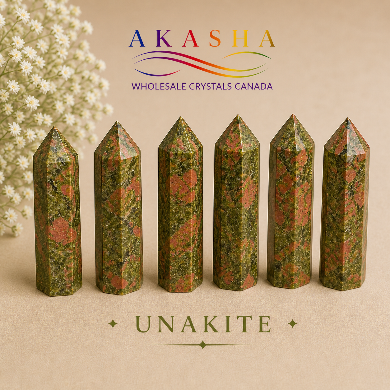 Unakite Towers Wholesale Canada