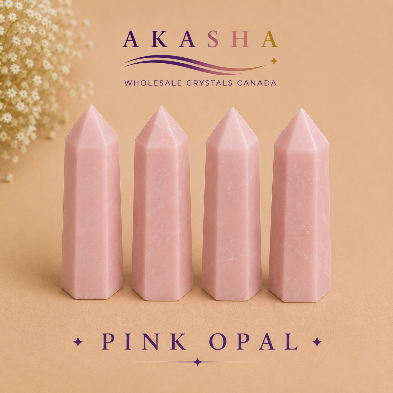 Wholesale Pink Opal Towers Canada