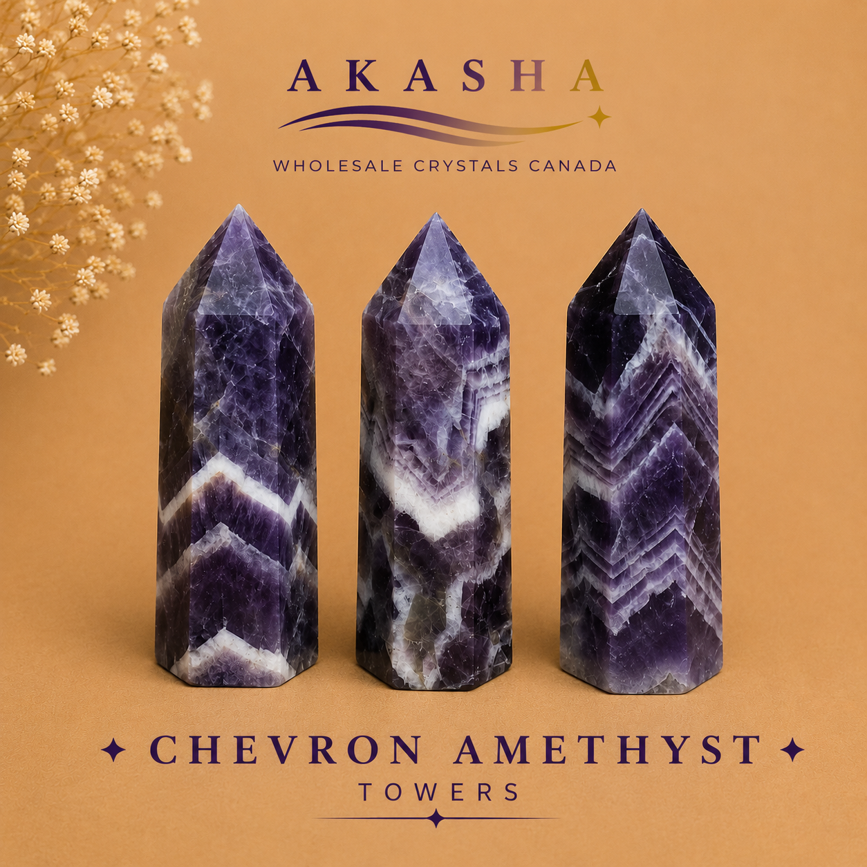 Wholesale Chevron Amethyst Towers Canada