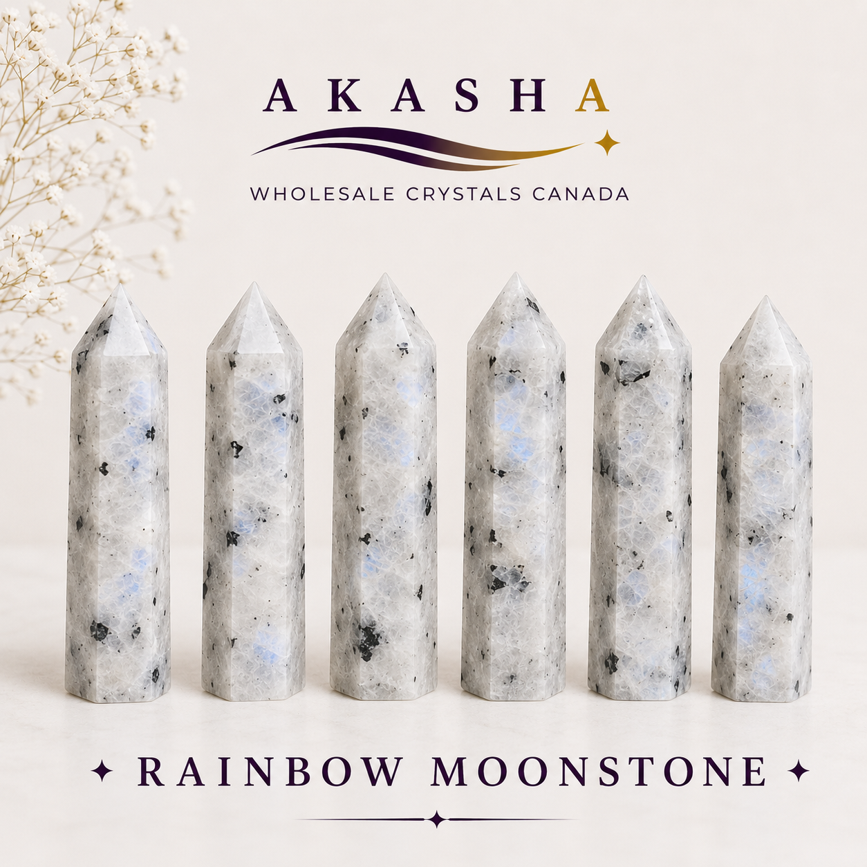 Wholesale Rainbow Moonstone Towers Canada