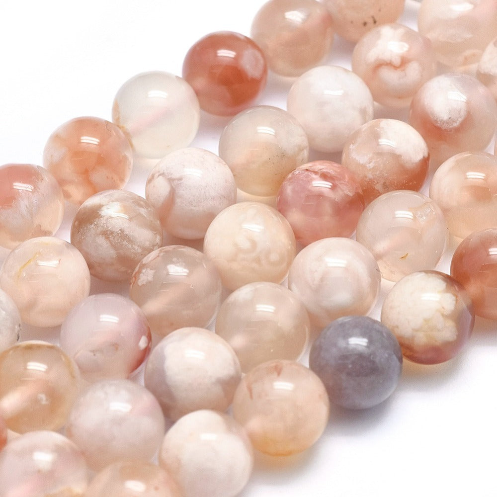 Cherry Blossom Beads gemstone bead strand wholesale listing