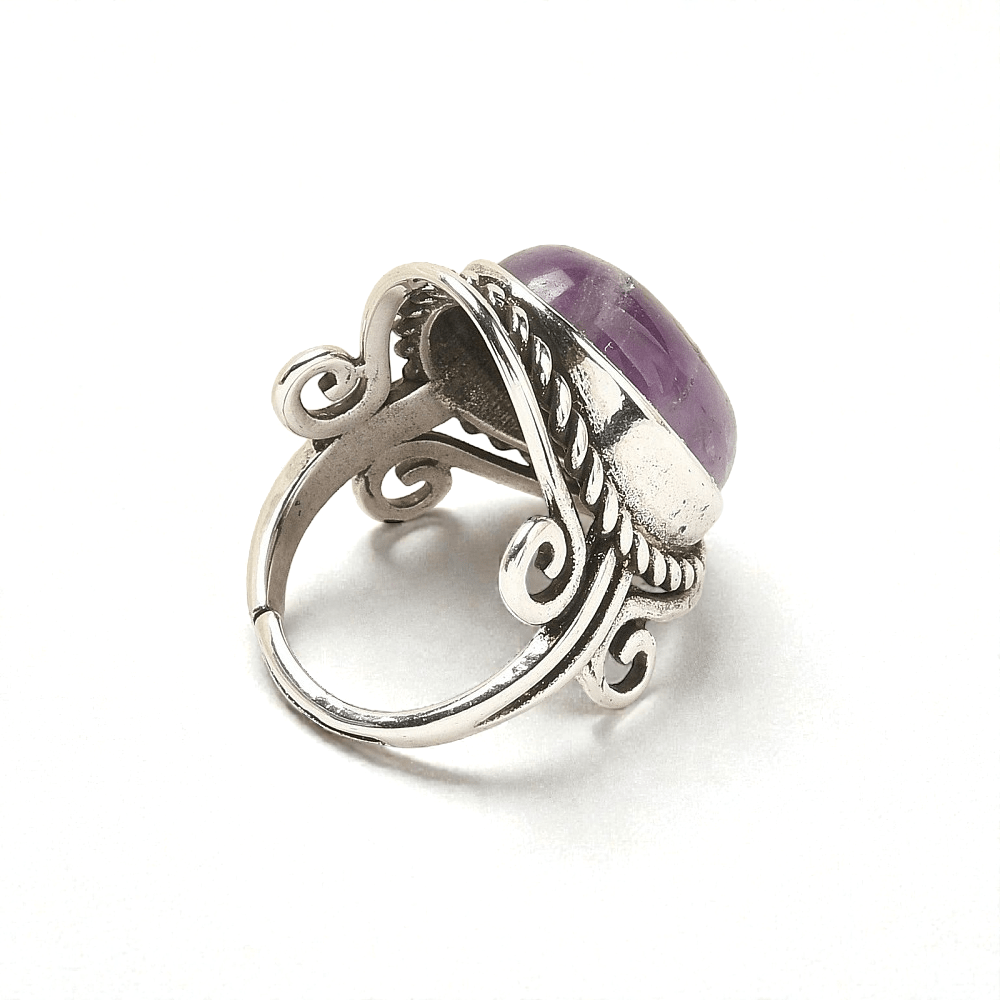 chunky amethyst crystal ring wholesale Canada