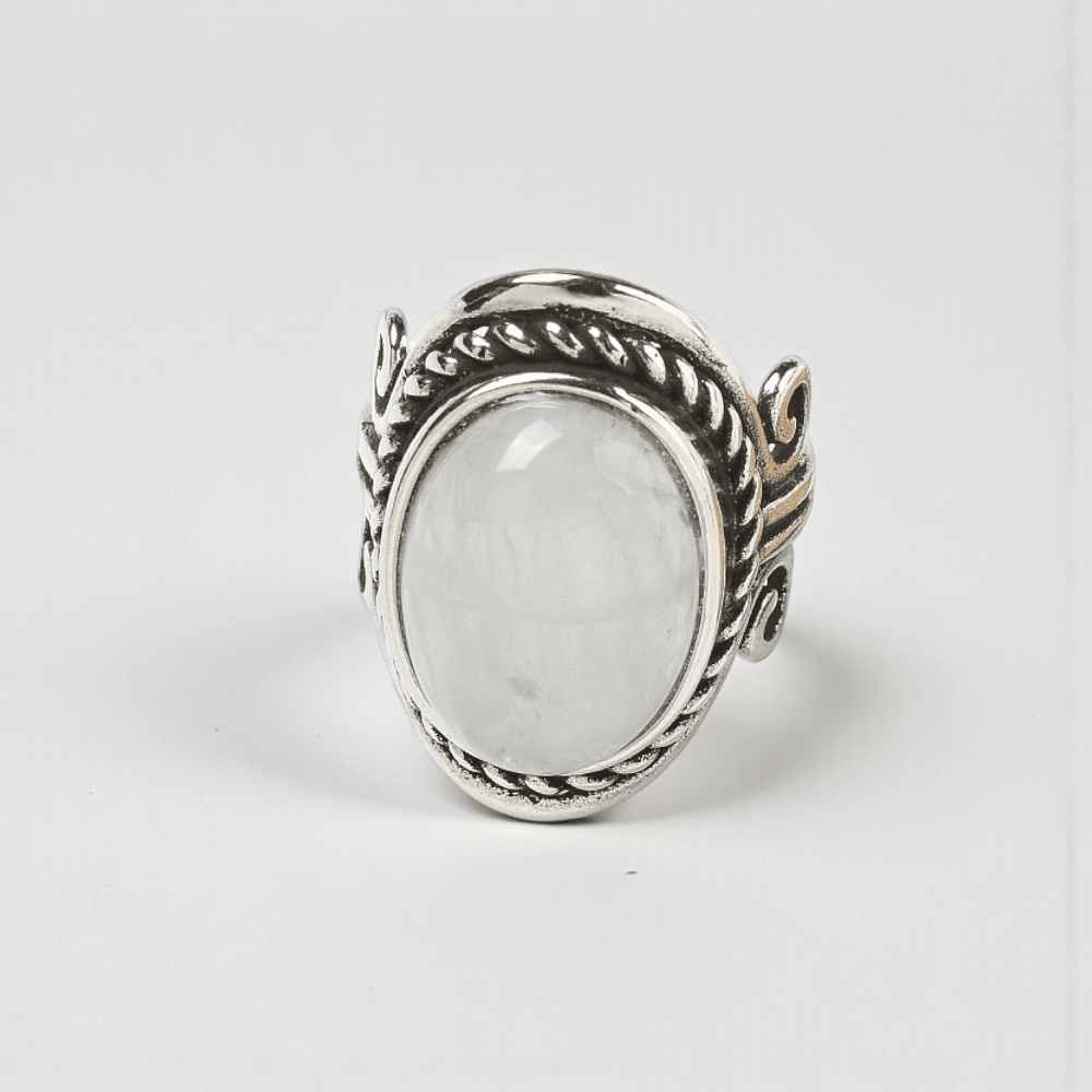 chunky clear quartz crystal ring crystal ring supplier Canada