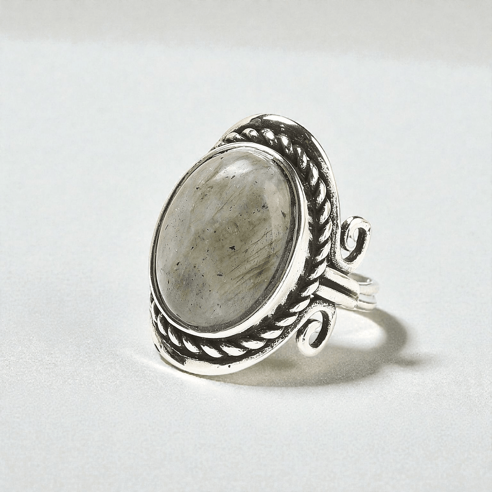 chunky labradorite crystal ring wholesale Canada