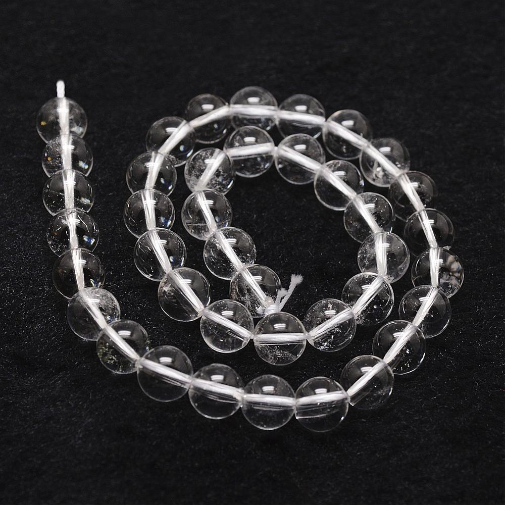 Clear Quartz Beads gemstone bead strand product image