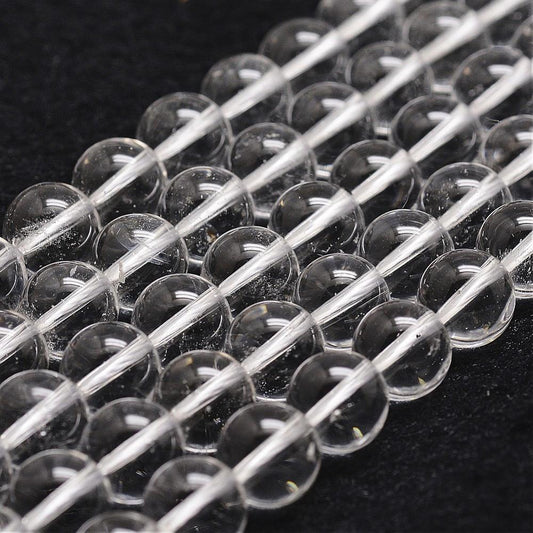 Clear Quartz Beads gemstone bead strand wholesale listing
