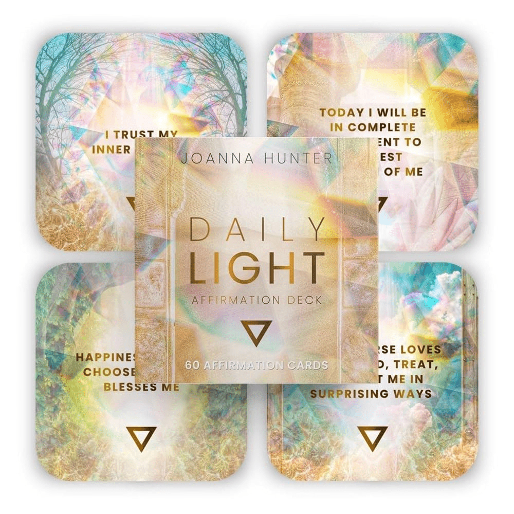 Daily Light Affirmation Deck by Joanna Hunter oracle card deck