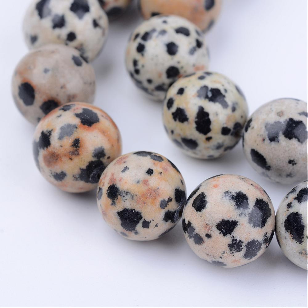 Dalmatian Jasper Beads gemstone bead strand product image
