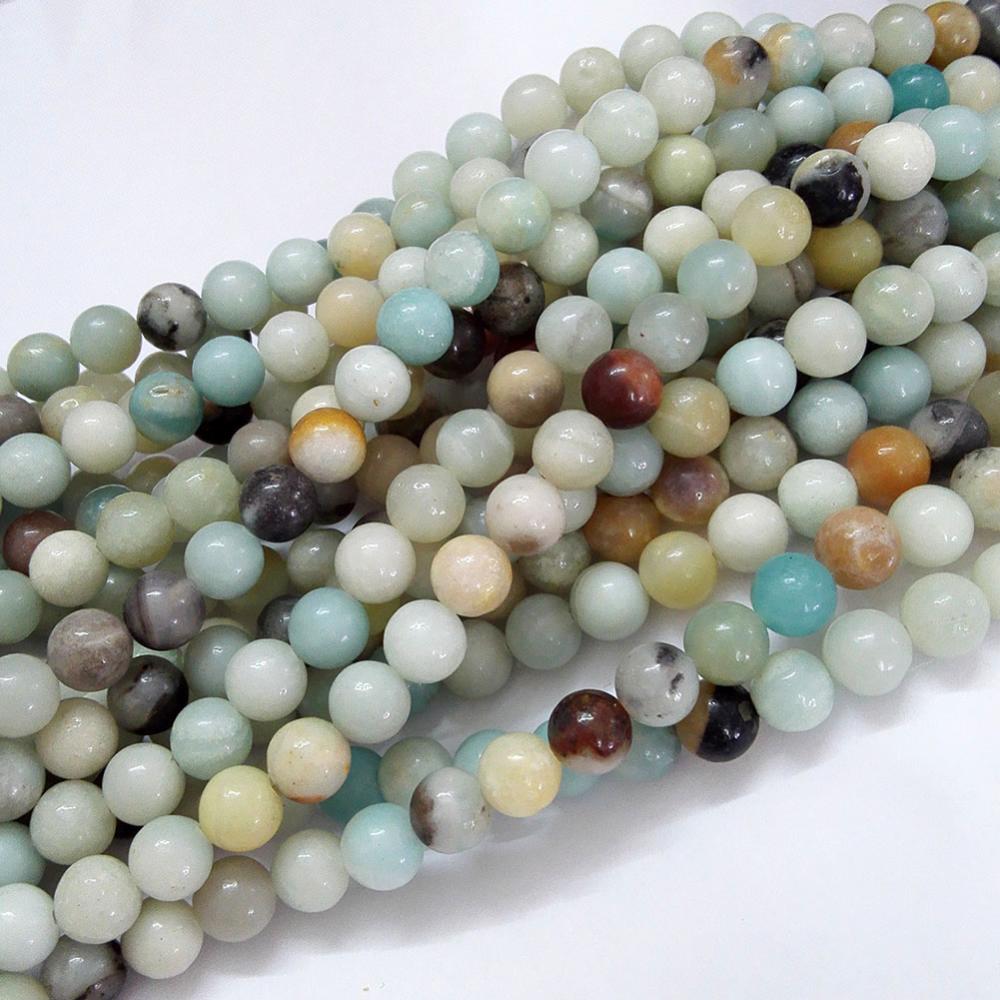 Flower Amazonite Beads gemstone bead strand wholesale listing